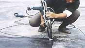 Fusion wedge welding, welding process, fusion welding process, welding geomembrane, extrusion process, split wedge, extrusion welders, climax synthetics pvt ltd, India - Image