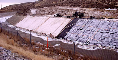 Image - Canal Lining, HDPE geomembrane lining, LDPE geomembrane lining, flexible lining material, irrigation canal lining, ldpe liners, hdpe liners, geomembrane - manufacturer, supplier & exporter - Climax,India
