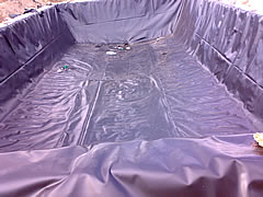Ponds lining, pond liner, pond lining, ponds liners, reservoirs lining, reservoir linings, reservoir liners, reservoir liner, LDPE film lining, LDPE sheet lining manufacturer, supplier & exporter - Climax, Gujarat, India - Image