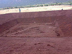 Ponds lining, pond liner, pond lining, ponds liners, reservoirs lining, reservoir linings, reservoir liners, reservoir liner, LDPE film lining, LDPE sheet lining manufacturer, supplier & exporter - Climax, Gujarat, India - Image